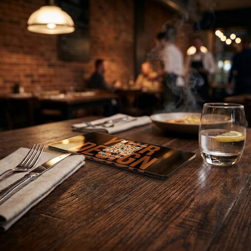 Reverse Printed Acrylic slab QR code