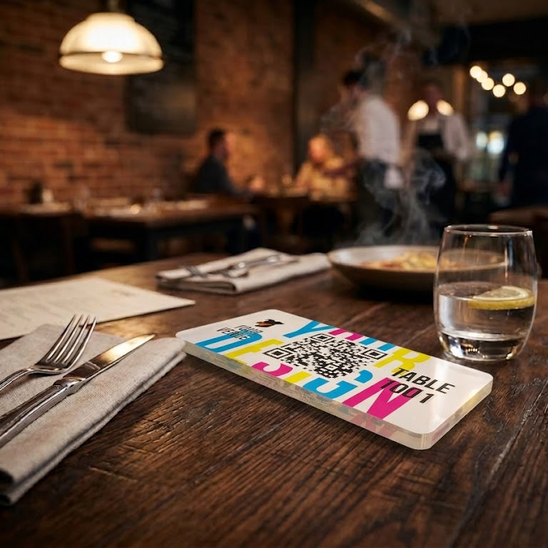 Dace Printed Acrylic slab QR code